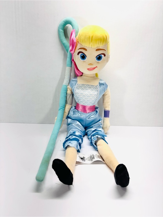 Other - Disney Pixar Toy Story 4 Bo Peep Plush Doll 18” With Staff /Missing Cape Retired